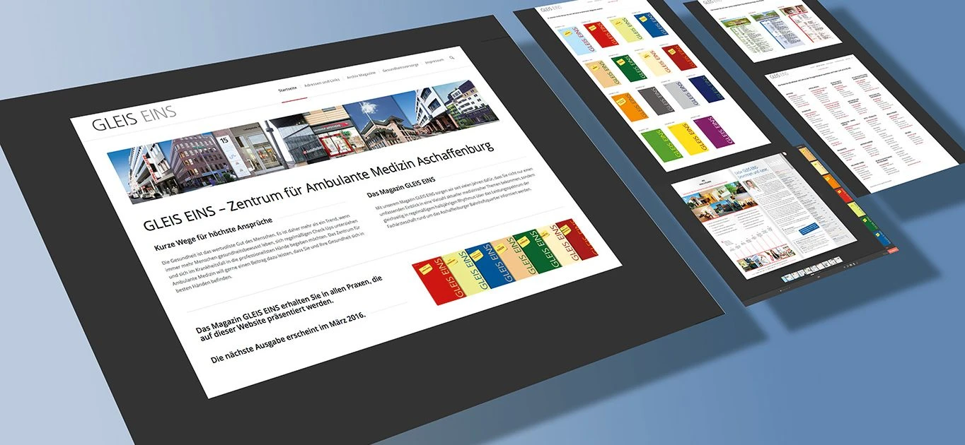 Responsives Design. Optimierte Darstellung der Inhalte auf allen mobilen Endgerät und integriertes Content Management Systems (CMS)
